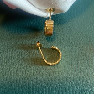 Aurate Infinity Huggie Earrings